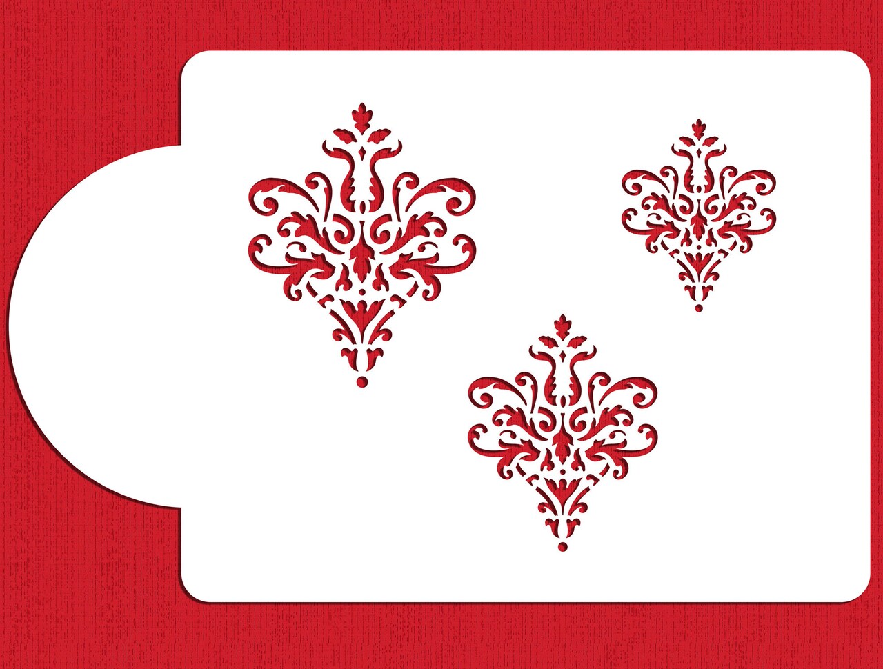 Lace Icon Cake Stencil Set | C715 by Designer Stencils | Stencils for Royal Icing, Airbrush, Dusting Powder |